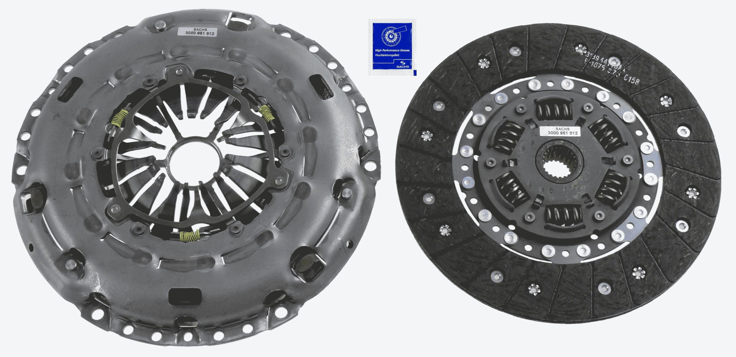 Комплект сцепления SACHS 3000 951 812