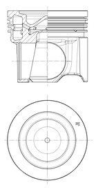 Поршень KOLBENSCHMIDT 40922600