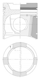 Поршень KOLBENSCHMIDT 40207600