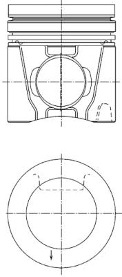 Поршень KOLBENSCHMIDT 40276600