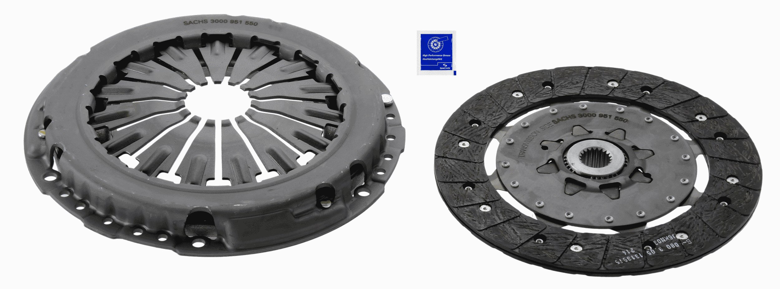 Комплект сцепления SACHS 3000 951 550