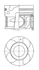 Поршень KOLBENSCHMIDT 41710620