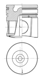 Поршень KOLBENSCHMIDT 40322601