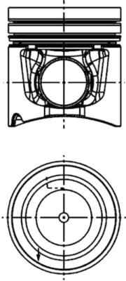 Поршень KOLBENSCHMIDT 40666600