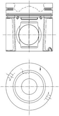Поршень KOLBENSCHMIDT 99374600