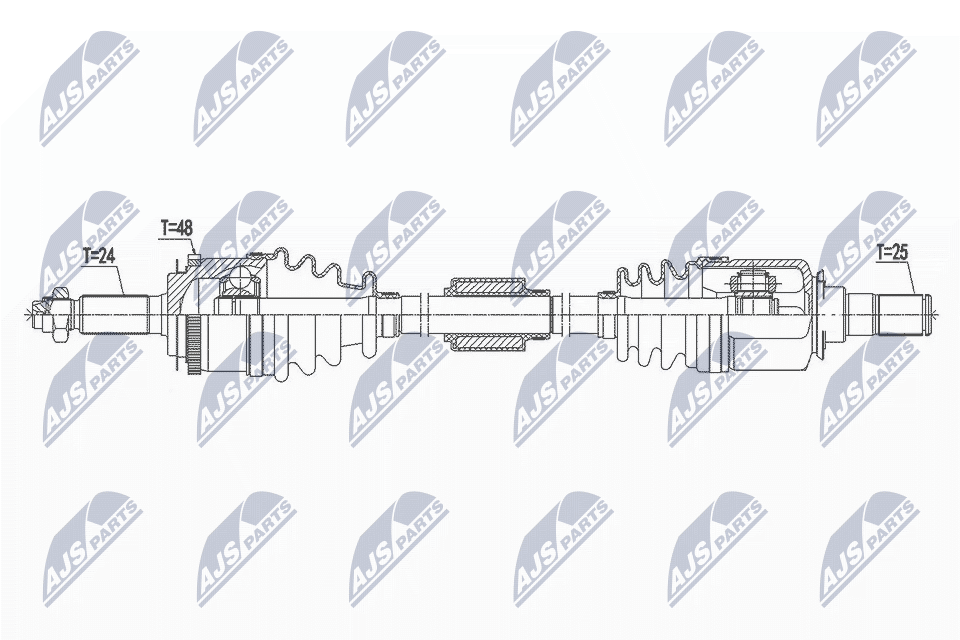 Приводной вал NTY NPW-HY-551