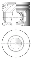 Поршень KOLBENSCHMIDT 41493600