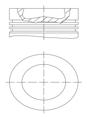 Поршень MAHLE/KNECHT 028 PI 00155 001