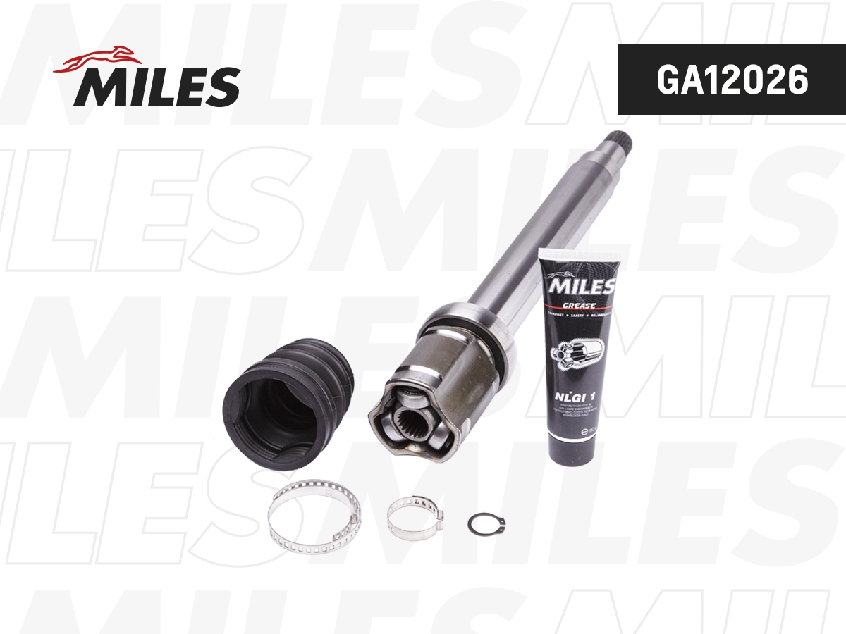 Шарнирный комплект приводной вал MILES GA12026