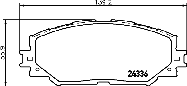 Комплект тормозных колодок дисковый тормоз HELLA/BEHR/PAGID 8DB 355 006-861