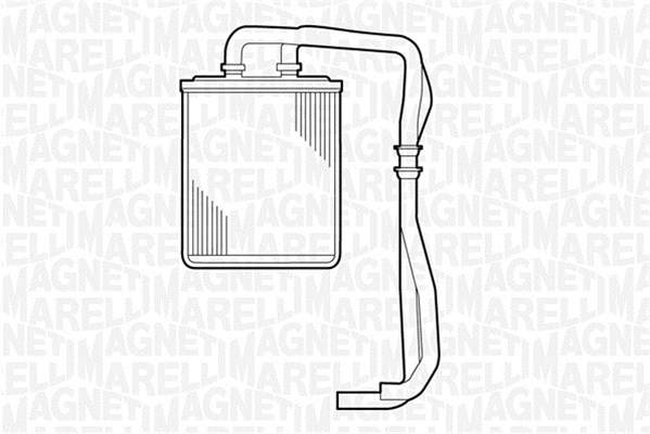 Теплообменник отопление салона MAGNETI MARELLI 350218309000