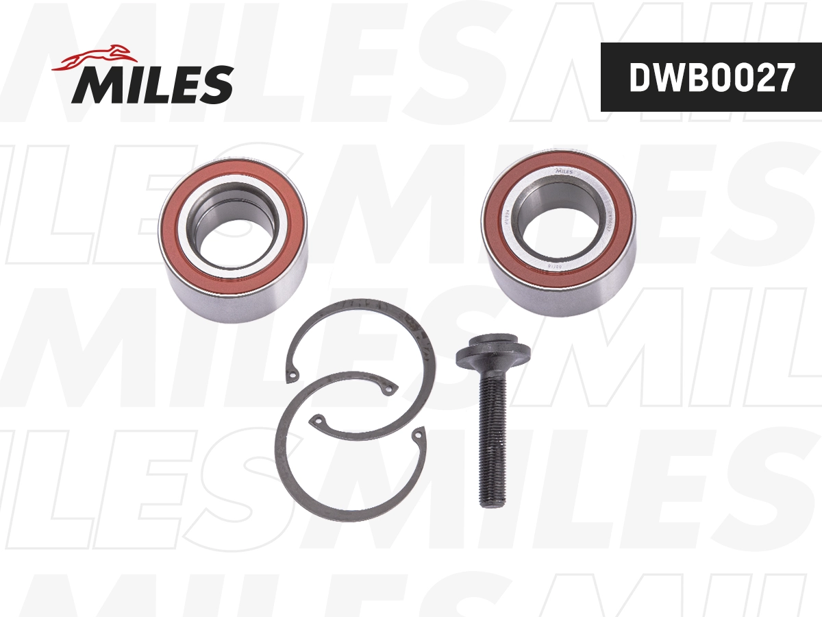 Комплект подшипника ступицы колеса MILES DWB0027
