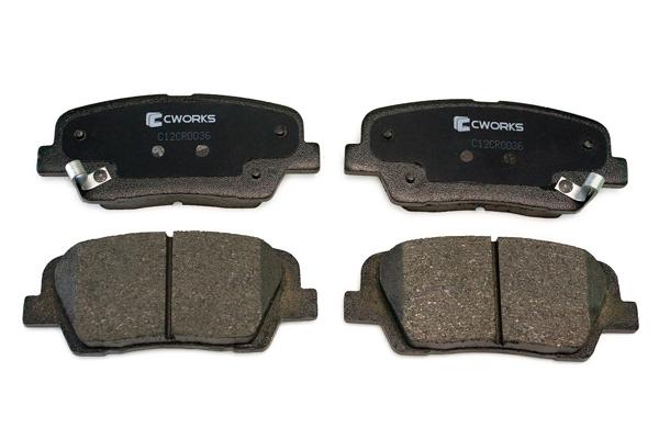 Комплект тормозных колодок дисковый тормоз CWORKS C12CR0036