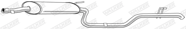 Глушитель выхлопных газов конечный WALKER PRODUCTS 22614