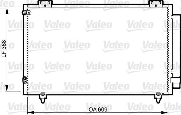 Конденсатор кондиционер VALEO 817805