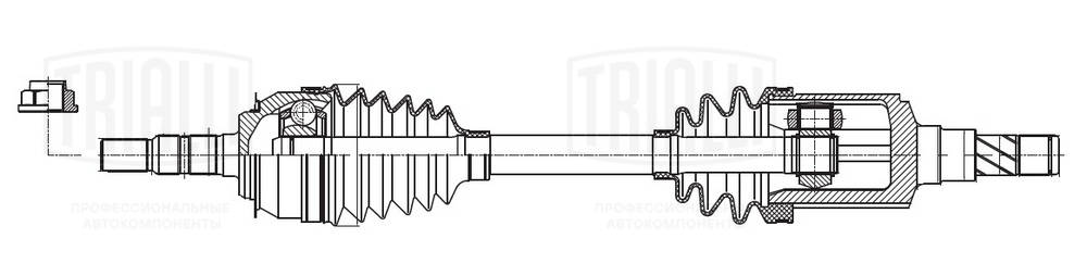 Приводной вал TRIALLI AR0525