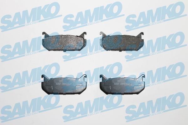 Комплект тормозных колодок дисковый тормоз SAMKO 5SP512
