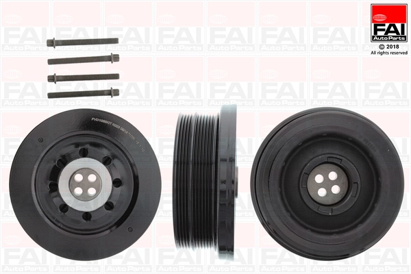 Комплект ременных шкивов коленчатый вал FAI AUTOPARTS FVD1035K