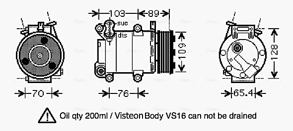 Компрессор кондиционер AVA QUALITY COOLING FDK392