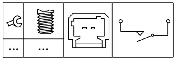 Выключатель фонаря сигнала торможения HELLA/BEHR/PAGID 6DD 008 622-801