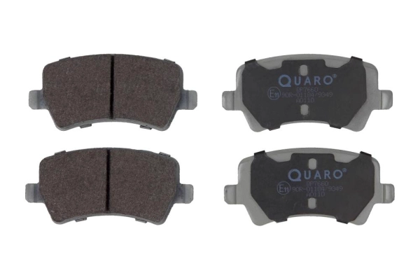 Комплект тормозных колодок дисковый тормоз QUARO QP7660