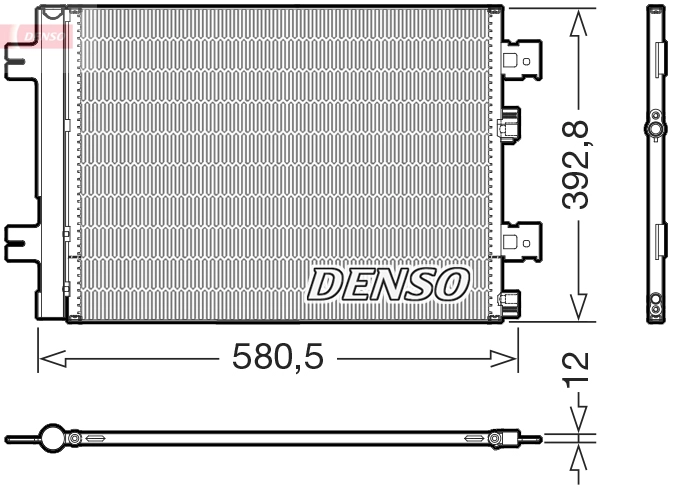 Конденсатор кондиционер DENSO DCN37005