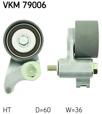 Натяжной ролик ремень грм SKF VKM 79006