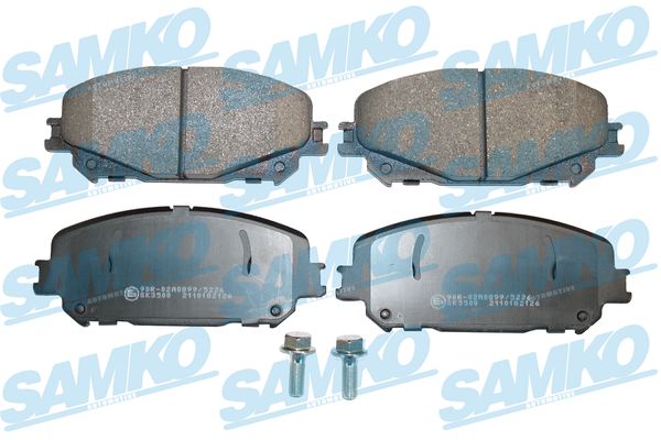 Комплект тормозных колодок дисковый тормоз SAMKO 5SP2126