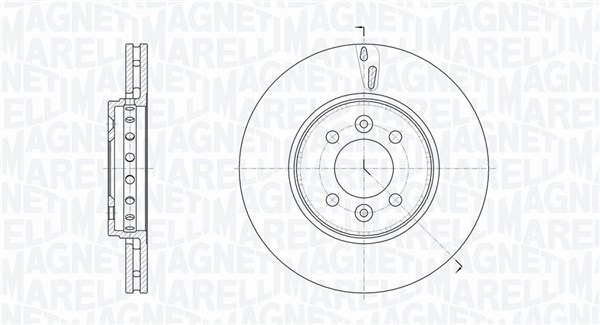 Тормозной диск MAGNETI MARELLI 361302040787