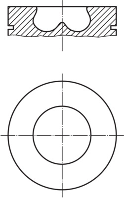 Поршень MAHLE/KNECHT 013PI00107002