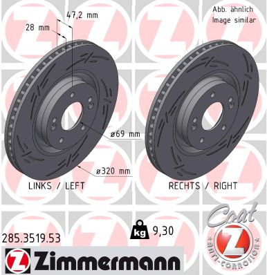 Тормозной диск black z