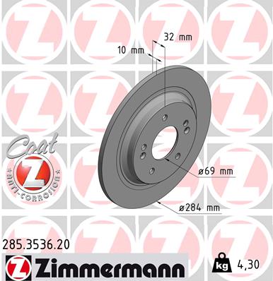 Тормозной диск coat z