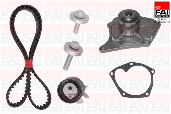Водяной насос + комплект зубчатого ремня FAI AUTOPARTS TBK357-6329