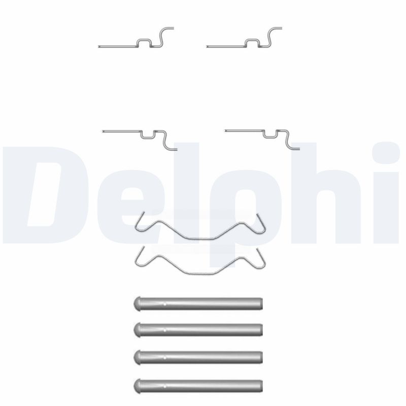 Комплектующие колодки дискового тормоза DELPHI LX0435