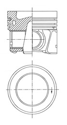 Поршень KOLBENSCHMIDT 41937610