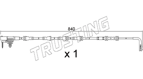 Сигнализатор износ тормозных колодок TRUSTING SU.383