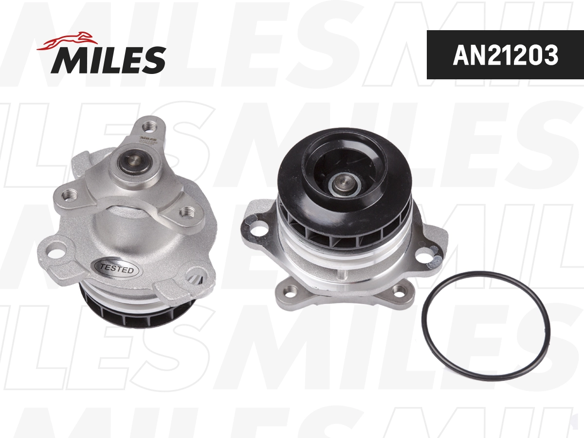 Водяной насос охлаждение двигателя MILES AN21203
