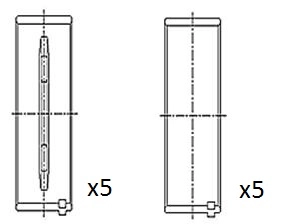 Подшипник коленвала FAI AUTOPARTS BM1057-025