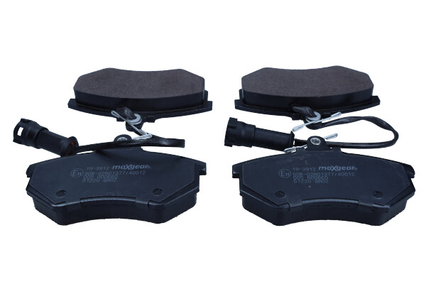 Комплект тормозных колодок дисковый тормоз MAXGEAR 19-3912