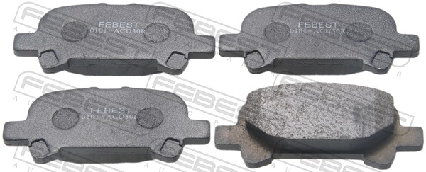 Комплект тормозных колодок дисковый тормоз FEBEST 0101-ACV30R