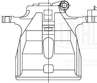 Тормозной суппорт TRIALLI CF 190610