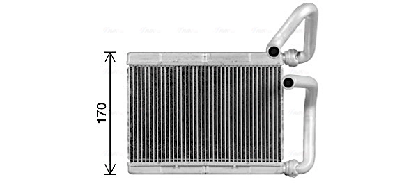 Теплообменник отопление салона AVA QUALITY COOLING TO6780