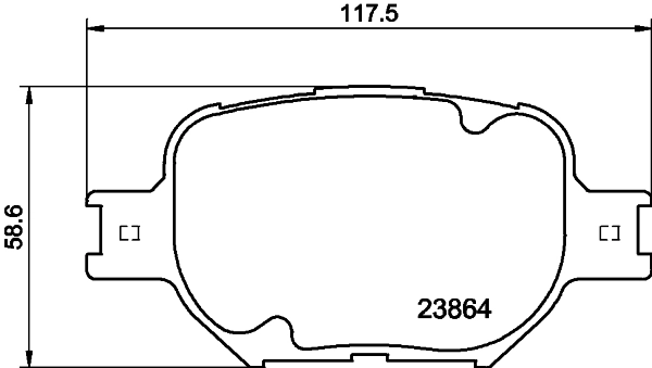 Комплект тормозных колодок дисковый тормоз HELLA/BEHR/PAGID 8DB 355 010-201