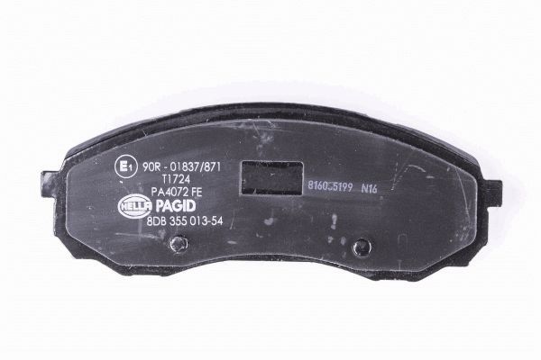 Комплект тормозных колодок дисковый тормоз HELLA/BEHR/PAGID 8DB 355 013-541