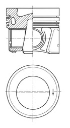 Поршень KOLBENSCHMIDT 41936610
