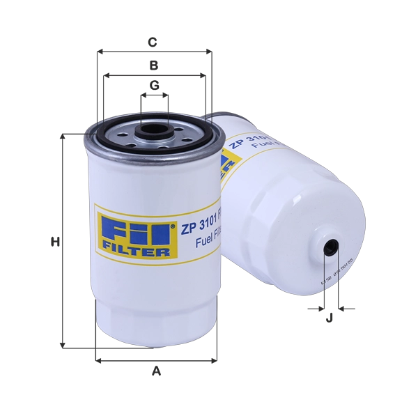 Топливный фильтр FIL FILTER ZP 3101 FMB