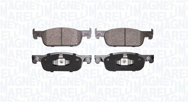 Комплект тормозных колодок дисковый тормоз MAGNETI MARELLI 363916060892