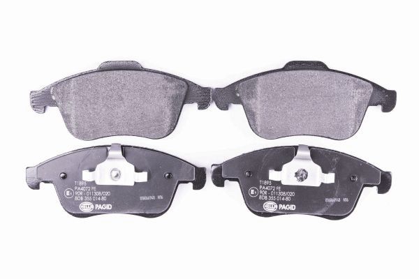 Комплект тормозных колодок дисковый тормоз HELLA/BEHR/PAGID 8DB 355 014-801
