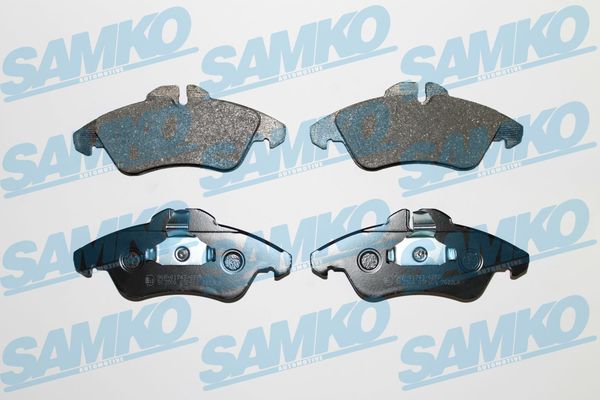 Комплект тормозных колодок дисковый тормоз SAMKO 5SP608