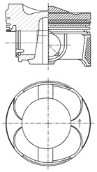 Поршень KOLBENSCHMIDT 41949620